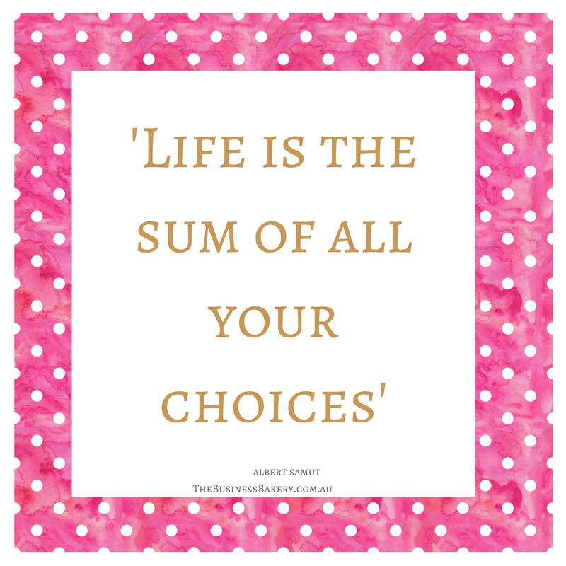life is the sum of all your choices